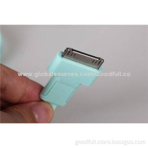 Wholesale 3-in-1 USB Cable for Mini Micro iPhone 4, with 100cm Length, Various Colors Available